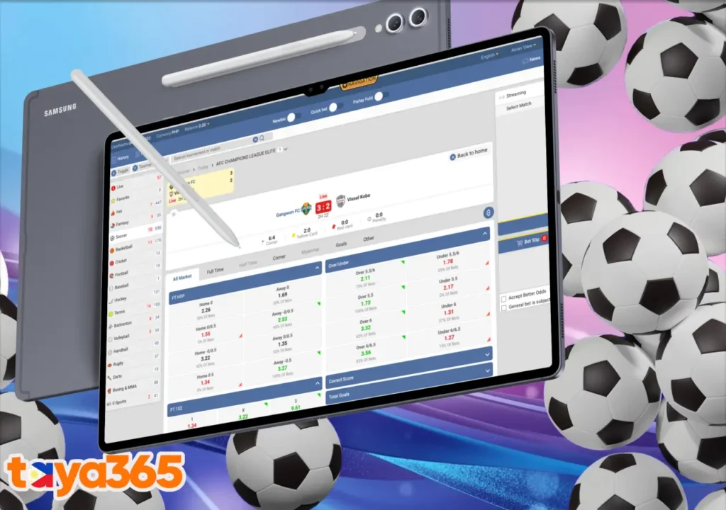 Information about football betting options and tournaments